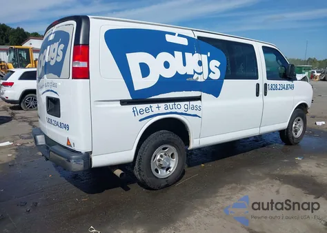 2018 Chevrolet Express 2500 Work Van from USA, damaged, VIN 1GCWGAFG9J1907387